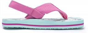 img 2 attached to Stylish And Comfortable Flip Flop Sandals With Back Strap For Boys And Girls In Various Sizes