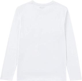 img 3 attached to ATLANHAWK Unisex Sleeve Cotton Crewneck Girls' Clothing - Tops, Tees & Blouses