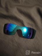 img 1 attached to Polarized Replacement Lenses Compatible with Oakley Batwolf Sunglasses for Men review by Julio Roberts