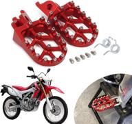 🏍️ high-quality cnc mx foot pegs footpegs footrests foot pedals for cr125/250 crf150r crf250r crf250x crf250rx crf450r crf450rx crf450x crf450l crf250l/m crf250rally crf1000l motorcycle логотип