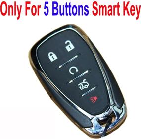 img 2 attached to Premium Silicone Key Fob Cover for Chevrolet 2019-2017 Models: Malibu, Camaro, Equinox, Trax, Traverse, Sonic, Cruze, Volt, Spark - 2Pcs Coolbestda