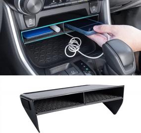 img 4 attached to Maximize Your Toyota RAV4'S Storage With JDMCAR Customized Center Console Organizer