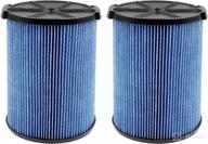 🔄 2-pack vf5000 fine dust replacement filter, 3-layer high-efficiency for wet dry vac - compatible with popular models wd1680, wd1851, rv2400a, and more логотип