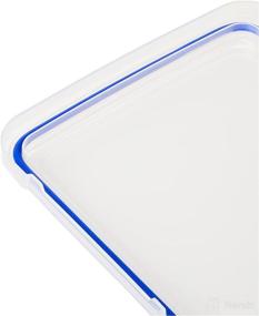 img 2 attached to Sistema KLIP IT Collection Sandwich Box - 15.2 oz./0.4 L Clear/Blue Food Storage Container