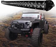 🔦 cree led light bar 36inch curved 180w single row spot flood combo 3d led driving fog lamp off road lighting led work lights for ute atv utv suv boat jeep trucks - ip68 waterproof (180w) logo