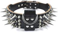 🐶 luxurious leather spiked dog collar - pet artist 2.0 logo