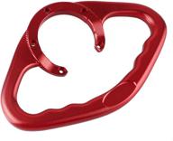 luckmart passenger gas tank bar handle grip bar handlebar 5 holes compatible for yamaha r1 r6 fz1 fz6r fz28 fz-09 mt09 m7-07 yzr750 ysr50 yzf600 yzf1000 red logo