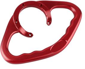 img 2 attached to Luckmart Passenger Gas Tank Bar Handle Grip Bar Handlebar 5 Holes Compatible For Yamaha R1 R6 FZ1 FZ6R FZ28 FZ-09 MT09 M7-07 YZR750 YSR50 YZF600 YZF1000 Red