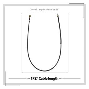 img 3 attached to 🛵 Gy6 50cc Scooter Speedometer Speedo Cable M12 Thread - 1PZ CX0-001: Ideal for ATM Peace Ice NST Scooters