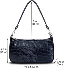 img 1 attached to NIUEIMEE ZHOU Shoulder Removable Handbag Women's Handbags & Wallets at Hobo Bags