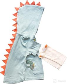 img 4 attached to T-Rex Dino Hoodie Tops for Toddlers, Boys, Girls (1-8 Years) - Unisex