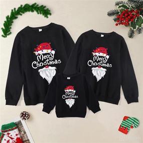 img 3 attached to Christmas Matching Sweatshirt Pullover Chrismas Apparel & Accessories Baby Boys : Clothing