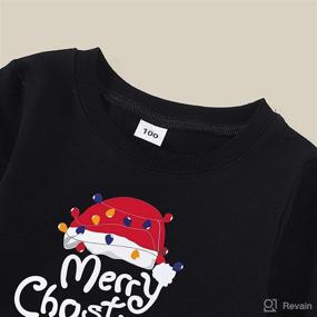 img 1 attached to Christmas Matching Sweatshirt Pullover Chrismas Apparel & Accessories Baby Boys : Clothing