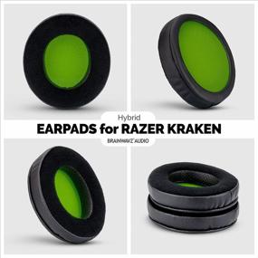 img 2 attached to Brainwavz Hybrid Ear Pads For Razer Kraken, AKG K52, K72, K92, Beyerdynamic DT770PRO & More - Upgrade With Memory Foam For Enhanced Comfort And Improved Sound Quality