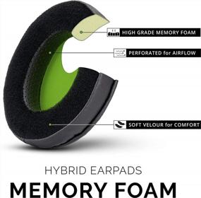 img 1 attached to Brainwavz Hybrid Ear Pads For Razer Kraken, AKG K52, K72, K92, Beyerdynamic DT770PRO & More - Upgrade With Memory Foam For Enhanced Comfort And Improved Sound Quality