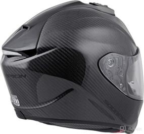 img 1 attached to 🏍️ Top-rated Scorpion EXO-ST1400 Carbon Helmet - X-Large Size - Black Finish for Optimal Style and Protection