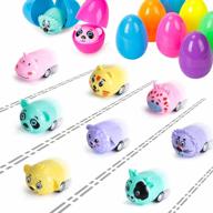 32-piece easter egg hunt set: pull-back cars and stuffers, ideal easter egg fillers and toys for kids - thinkmax logo