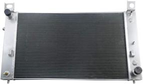 img 2 attached to 🔥 High-Performance 52MM 3 Row Aluminum Radiator for Chevrolet GMC Yukon/Silverado/Suburban 4.8L 5.3L 1999-2012 by Primecooling