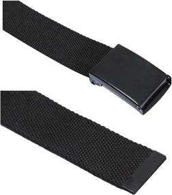 img 2 attached to Uxcell Unisex Canvas Buckle Adjustable Women's Accessories : Belts