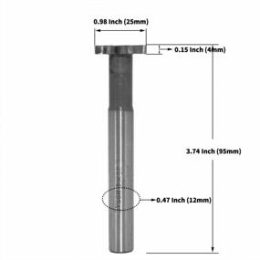 img 3 attached to HSS T Slot End Mill With 8 Flutes For Precise Milling – 4Mm Depth & 25Mm Cutting Dia