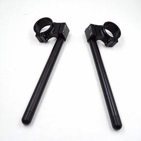 img 2 attached to Upgrade Your Cafe Racer With CNC Aluminum Clip Ons - Tilted Handlebars With Ø33Mm Fit