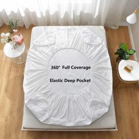 img 2 attached to Protect Your Mattress With DuShow Twin XL Waterproof Quilted Mattress Pad Cover