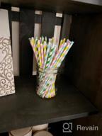 img 1 attached to DuraHome'S 400-Piece Biodegradable Paper Straws - Long Lasting & Colorful For Everyday And Special Occasions review by Brett Tierney