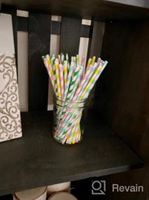 img 5 attached to DuraHome'S 400-Piece Biodegradable Paper Straws - Long Lasting & Colorful For Everyday And Special Occasions
