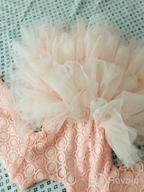 img 1 attached to Cilucu Baby Girls Party Dress: A Beautiful Peachy Pink Tutu For Special Occasions review by Joe Roberts