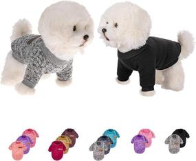 img 4 attached to 🐶 Medium Large Dog Sweater - Warm and Soft Pet Clothes for Girls or Boys, Dog Sweater Shirt Jacket Vest Coat for Winter and Christmas