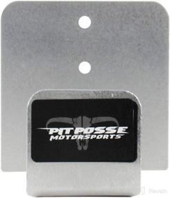 img 1 attached to 🔧 Pit Posse 545: Premium Duct Tape Holder Single Bracket for Garage & Trailer Storage - Made in USA