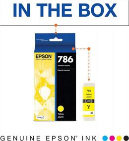 img 2 attached to Долговечные желтые чернила для принтеров Epson Workforce: чернильный картридж EPSON T786 DURABrite Ultra (T786420)
