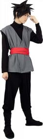 img 3 attached to Men'S Black Kung Fu Anime Cosplay Costume Suit By C-ZOFEK (X-Small) For Enhanced Search Engine Visibility