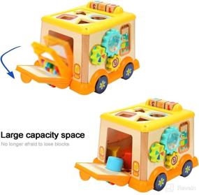 img 1 attached to 🧩 TOP BRIGHT Wooden Activity Cube | Educational Baby Toy for 18 Month Old Girl or Boy | Gift for 1-2 Year Old | ID50185