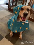 img 1 attached to Rubber Duck Medium Barkbox Premium Absorbent Hooded Dog Bathrobe Towel - Quick Drying Pet Towel For Bath & Beach Trips review by Holly Wille