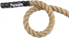 img 1 attached to Perantlb Heavy Duty Exercise Climbing Rope For Resistance Training And Gym Workouts, 1.5'' Diameter, Lengths Of 8-50 Feet Available