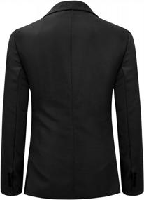 img 3 attached to Men'S Slim Fit Casual 1 Button Notched Lapel Blazer Jacket By YUNCLOS