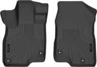 husky liners mogo front floor liners 🔥 for 2019-2021 acura rdx - black (2 pcs) logo