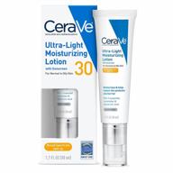cerave ultra light lotion moisturizer 🌞 sunscreen: nourish and protect your skin with ease logo