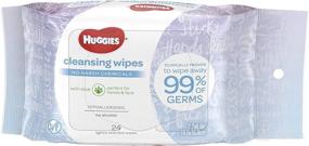 img 1 attached to 👜 HUGGIES Cleansing On-The-Go Purse Pack: Convenient Scented Wipes for a Fresh Feeling, 24 Count