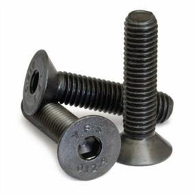 img 3 attached to M6 X 8Mm Flat Head Socket Cap Screws, DIN 7991 Alloy Steel Black Oxide 10 Pack - MonsterBolts