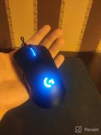 img 1 attached to 💡 Logitech G403 Hero 25K Gaming Mouse with Lightsync RGB, Lightweight 87G+10G Optional, Braided Cable, and Rubber Side Grips - Boost your Performance with 25, 600 DPI review by Alvin ᠌