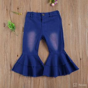 img 3 attached to Toddler Bottoms Double Layer Trousers Leggings Apparel & Accessories Baby Girls at Clothing