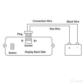 img 1 attached to 🔋 Battery Monitor and Voltage Capacity Tester for 12V, 24V, 36V, 48V, and 60V Iron-Lithium & Lead-Acid Batteries – Battery Capacity Indicator with Voltage Capacity Percentage