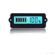 🔋 battery monitor and voltage capacity tester for 12v, 24v, 36v, 48v, and 60v iron-lithium & lead-acid batteries – battery capacity indicator with voltage capacity percentage logo