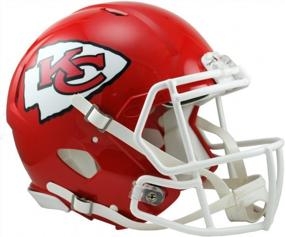 img 1 attached to Score A Touchdown With The Riddell NFL Kansas City Chiefs Speed Authentic Football Helmet