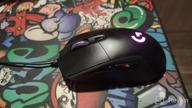 img 1 attached to 💡 Logitech G403 Hero 25K Gaming Mouse with Lightsync RGB, Lightweight 87G+10G Optional, Braided Cable, and Rubber Side Grips - Boost your Performance with 25, 600 DPI review by Ada Sutor ᠌