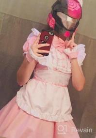 img 7 attached to Plus Size Anime Maid Costume With Cat Ears, Apron, And Cosplay Dress For Halloween - GRAJTCIN Women'S