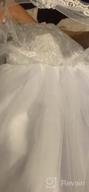 img 1 attached to Carat Elegant Flower Beading Communion Girls' Clothing in Dresses review by Ben Swett