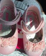 img 1 attached to Stylish and Elegant: Josmo Patent Dressy Chiffon Toddler Girls' Flat Shoes review by Detra Carter